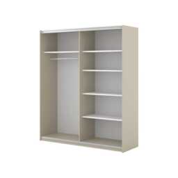 Niva Sliding Door Wardrobe 180cm - Beige 180cm - thumbnail 8