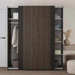 Niva Sliding Door Wardrobe 180cm - Beige 180cm - thumbnail 6
