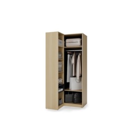 Kanu KN-01 Corner Wardrobe 102cm - White 102cm - thumbnail 5