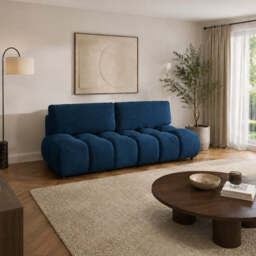 Sofa Bed Moko - 217cm 108cm Navy Blue 13 - thumbnail 1