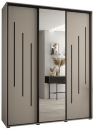Dakota IX Sliding Door Wardrobe 200cm - Cashmere 200cm - thumbnail 2
