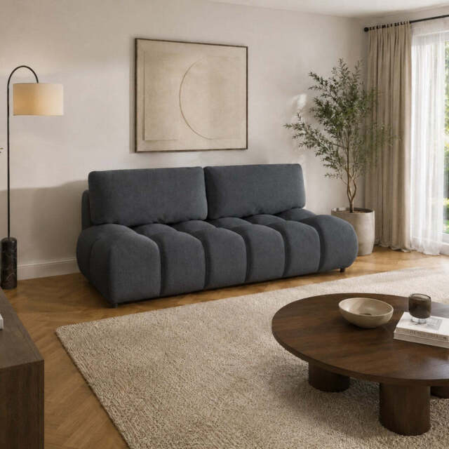 Sofa Bed Moko - Graphite 217cm 108cm - image 1