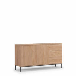 Querty 01 Sideboard Cabinet 150cm - Oak Hickory 150cm - thumbnail 1