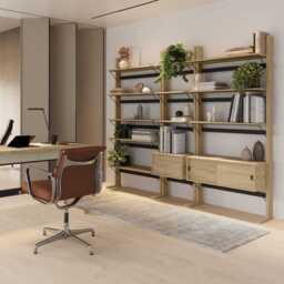 Ollie OL-02 Bookcase 52cm - Oiled Oak 52cm - thumbnail 4