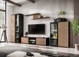 Cameron TV Cabinet 160cm - Black 160cm - thumbnail 3