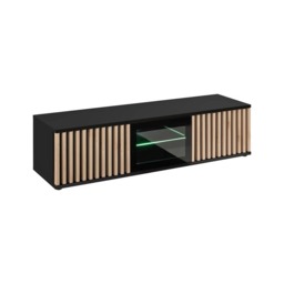 Cameron TV Cabinet 160cm - Black 160cm - thumbnail 1