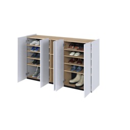 Easy EA-01 Sideboard Cabinet 156cm - White 156cm - thumbnail 6