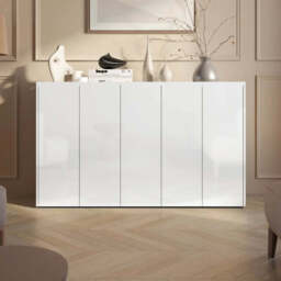 Easy EA-01 Sideboard Cabinet 156cm - White 156cm - thumbnail 1