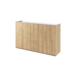 Easy EA-01 Sideboard Cabinet 156cm - White 156cm - thumbnail 8