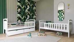 Wooden Bunk Bed Sebus with Storage - Pine Without Mattresses - thumbnail 6