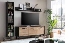 Artona 71 Bookcase 38cm - Black Matt 38cm - thumbnail 6