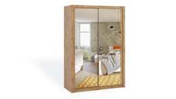 Bono Sliding Door Wardrobe With Mirrors 150cm - White Matt 150cm - thumbnail 7
