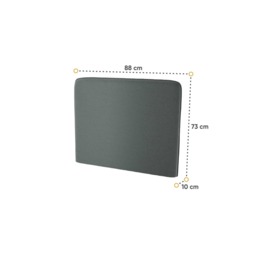 BC-31 Optional Headboard For BC-03 Vertical Wall Bed Concept 90cm - Graphite - thumbnail 6