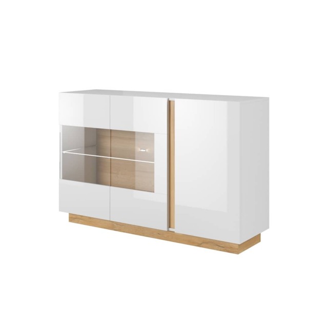 Arco Display Cabinet 139cm - White 138cm - image 1