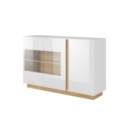 Arco Display Cabinet 139cm - White 138cm