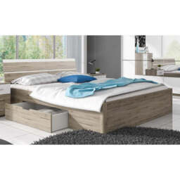 Beta Divan Bed [Oak San Remo] - Oak San Remo 160 x 200cm - thumbnail 2