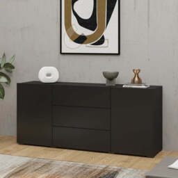 Ava 26 Sideboard Cabinet 140cm - White Matt 140cm - thumbnail 2