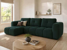 Corner Sofa Bed Modi III - Beige 336cm Left - thumbnail 6