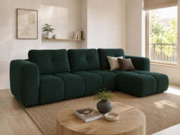 Corner Sofa Bed Modi III - Beige 336cm Left - thumbnail 7