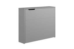 Work Concept Convertible Hidden Desk With Storage - Left White Gloss 115cm - thumbnail 2