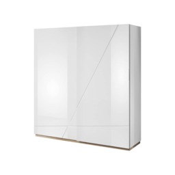Futura FU-12 Sliding Door Wardrobe 200cm - White Gloss 200cm