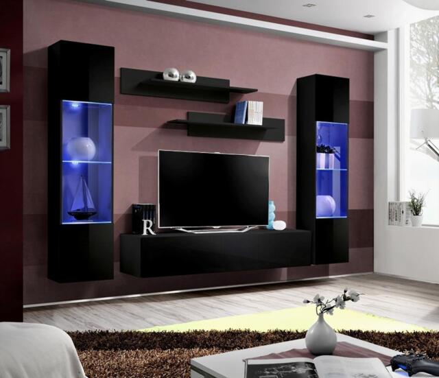 "Fly A3 Entertainment Unit For TVs Up To 65"" - Black 260cm" - image 1