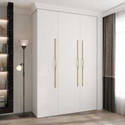 Como II Hinged Door Wardrobe 160cm - Cashmere 160cm - thumbnail 2