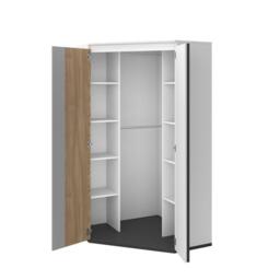Imola IM-01 Corner Wardrobe 95cm - White Matt 95cm - thumbnail 2