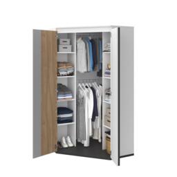 Imola IM-01 Corner Wardrobe 95cm - White Matt 95cm - thumbnail 3