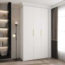 Como IV Hinged Door Wardrobe 130cm - Cashmere 130cm - thumbnail 2
