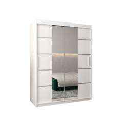 Verona 04 Sliding Door Wardrobe 150cm - Black 150cm - thumbnail 3