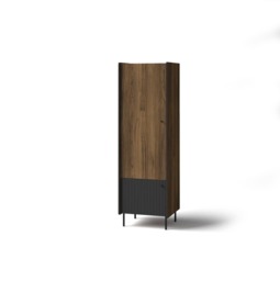 Prestigo Hinged Door Wardrobe 59cm - Oak Walnut 59cm