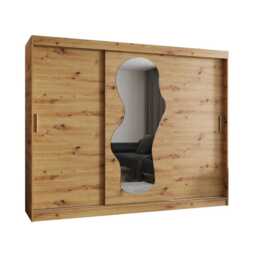 Ultra Sliding Door Wardrobe 250cm - Oak Walnut 250cm - thumbnail 3