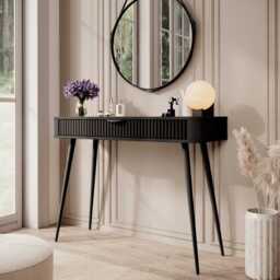 Lante Dressing Table 100cm - Black 100cm