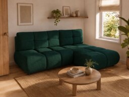 Corner Sofa Bed Milo - Grey 230cm Left - thumbnail 7