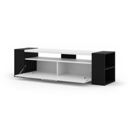 Livia TV Cabinet 160cm - Black 160cm - thumbnail 8