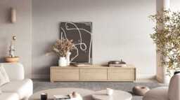 Frida 38 Floating TV Cabinet 180cm - Light Oak 180cm - thumbnail 7