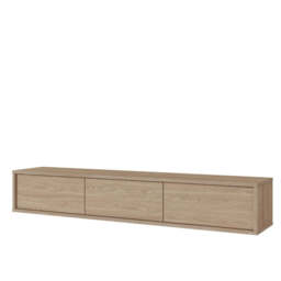 Frida 38 Floating TV Cabinet 180cm - Light Oak 180cm - thumbnail 2