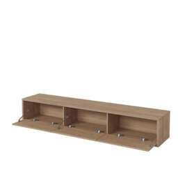 Frida 38 Floating TV Cabinet 180cm - Light Oak 180cm - thumbnail 3