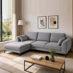 Corner Sofa Bed Imperia - Beige 294cm Left - thumbnail 4