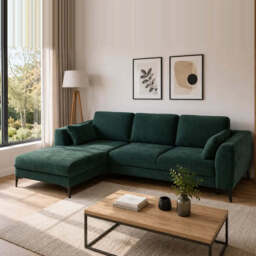 Corner Sofa Bed Imperia - Beige 294cm Left - thumbnail 8