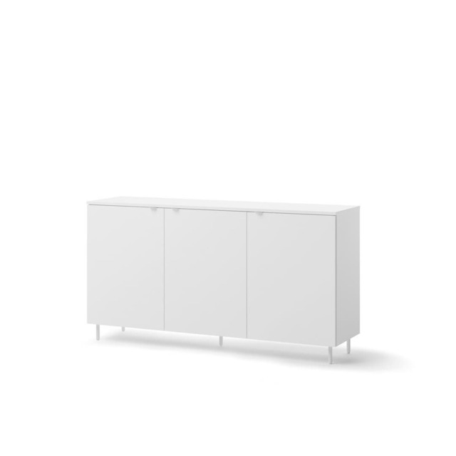 Mila MA-03 Sideboard Cabinet 151cm - White 151cm - image 1