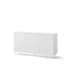 Mila MA-03 Sideboard Cabinet 151cm - White 151cm - thumbnail 1