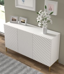 Surf Sideboard Cabinet 150cm - White 150cm - thumbnail 4