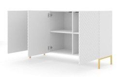 Surf Sideboard Cabinet 150cm - White 150cm - thumbnail 2