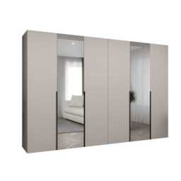 Alicante II Hinged Door Wardrobe 300cm - Oak Walnut 300cm - thumbnail 3