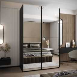Trosa II Sliding Door Wardrobe 150cm - Cashmere 150cm - thumbnail 8