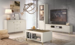 Mossa 09 Coffee Table 97cm - White 97cm - thumbnail 3