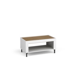 Mossa 09 Coffee Table 97cm - White 97cm