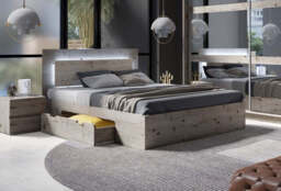Togo 51 Divan Bed 160cm - Oak Wellington 160 x 200cm - thumbnail 3
